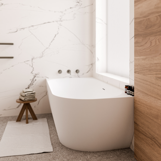 ENDURA ARC ACRYLIC CORNER BATH 1500 RANGE