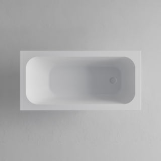 code-lineare-drop-in-bath-1500-matte-white-top-view