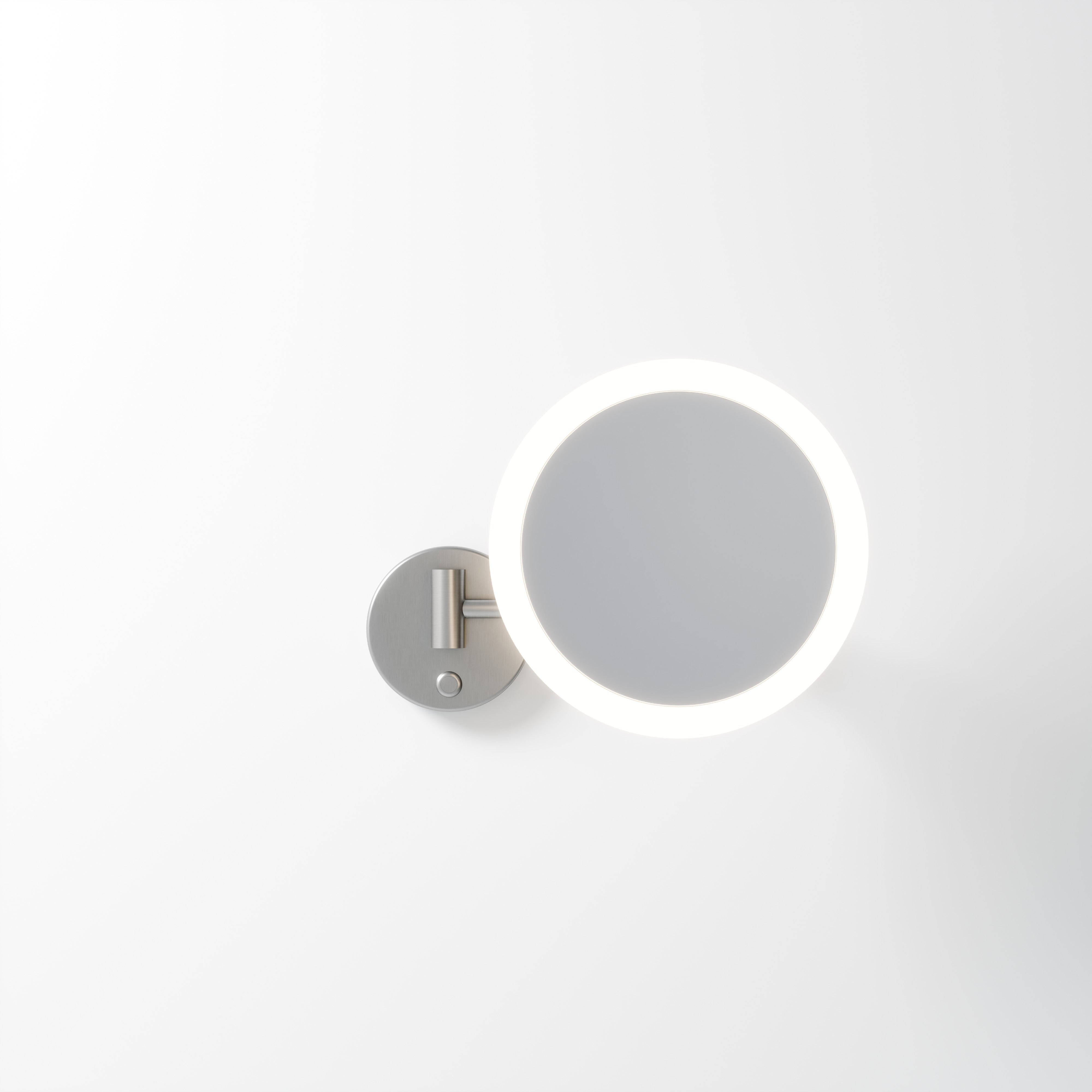 Code-Neo-LED-Makeup-Mirror-In-Brushed-Nickel-Light-On
