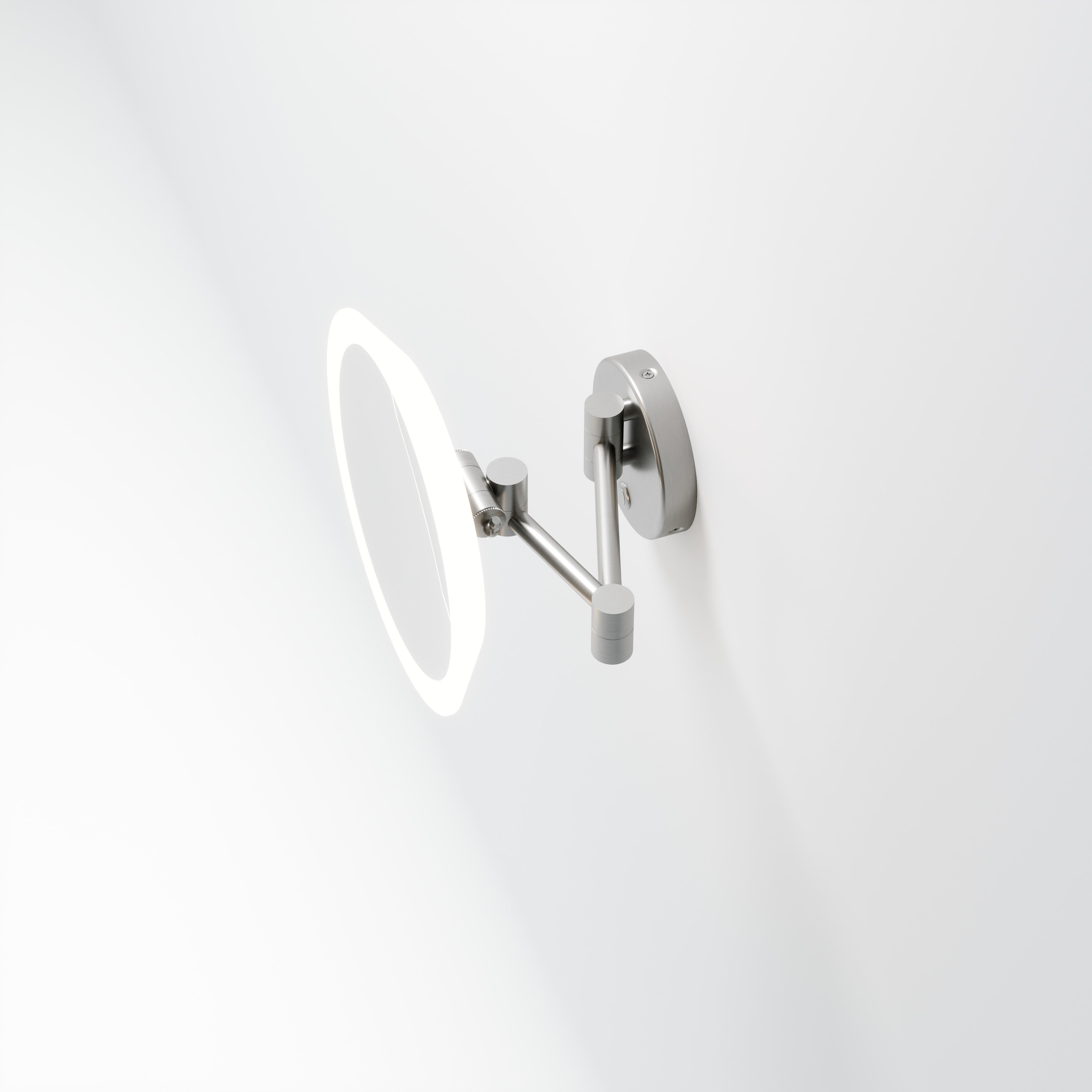 Code-Neo-LED-Makeup-Mirror-In-Brushed-Nickel-Light-On-Arm-Extended