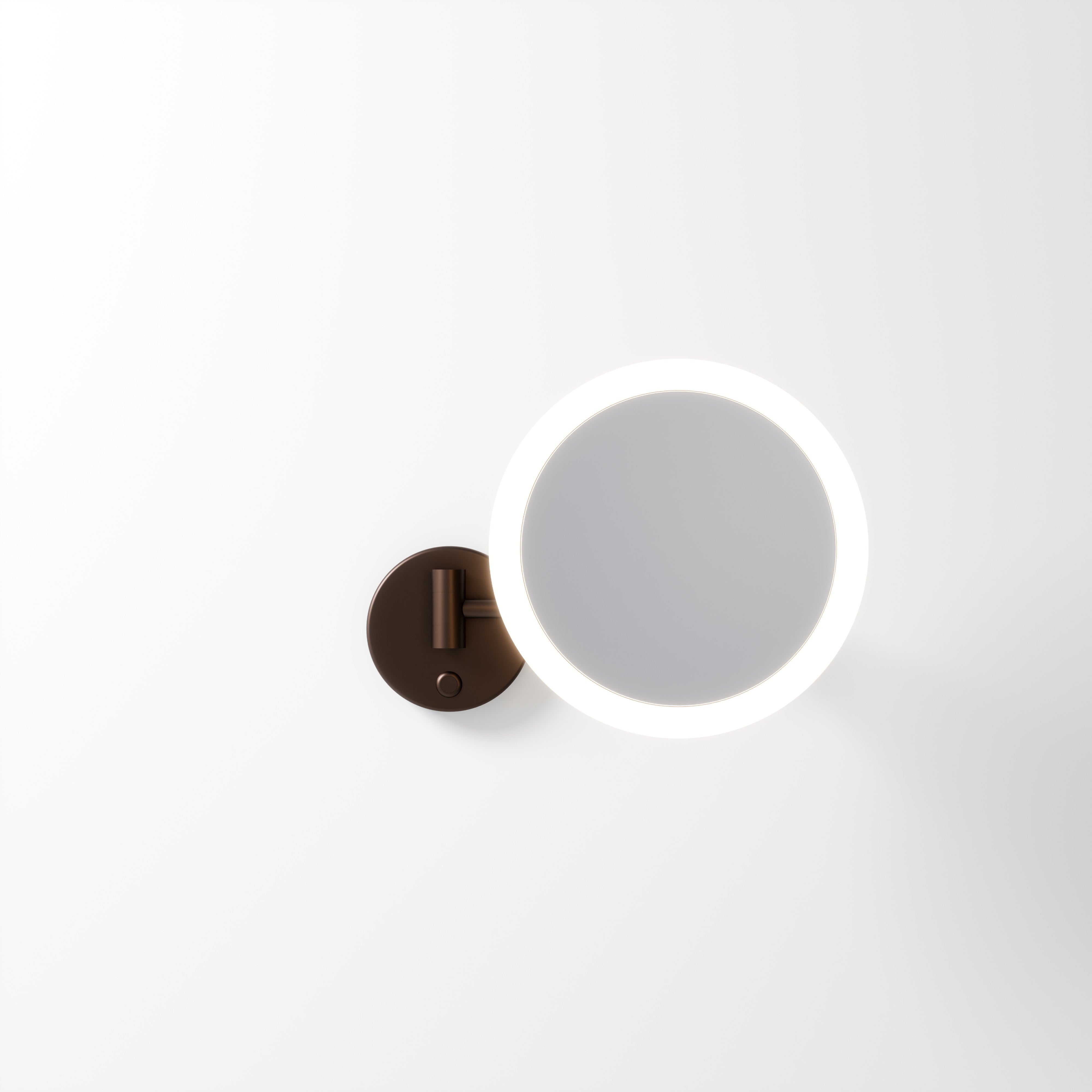 Code-Neo-LED-Makeup-Mirror-In-Brushed-Bronze-Light-On