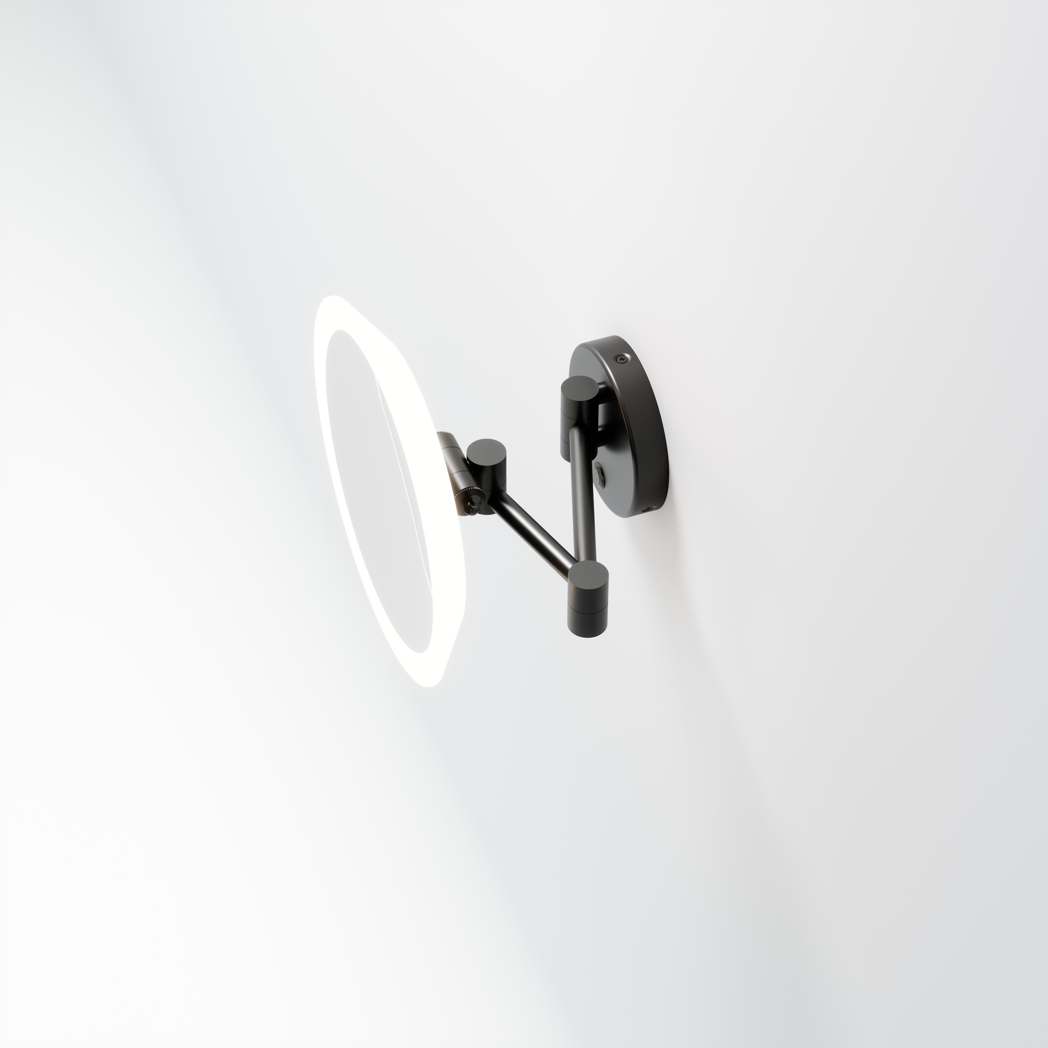 Code-Neo-LED-Makeup-Mirror-In-Gunmetal-Light-On-Arm-Extended