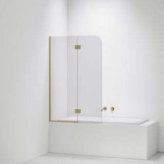 Pillar-Fluted-Bath-Glass-Panel-Drop-In-Bath-With-Brushed-Brass-Pvd-Channel-And-Hinges