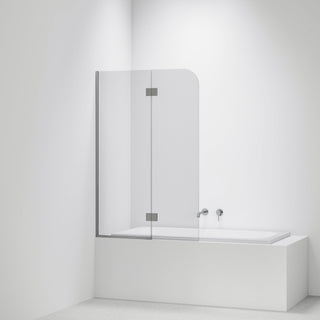 Pillar-Fluted-Bath-Glass-Panel-Drop-In-Bath-With-Chrome-Pvd-Channel-And-Hinges