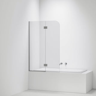 Super-Clear-Bath-Glass-Panel-Drop-In-Bath-With-Chrome-PVD-Channel-And-Hinges