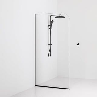 Code-Interiors-Clear-Shower-Glass-Panel-1050-MM-With-Matte-Black-Channel
