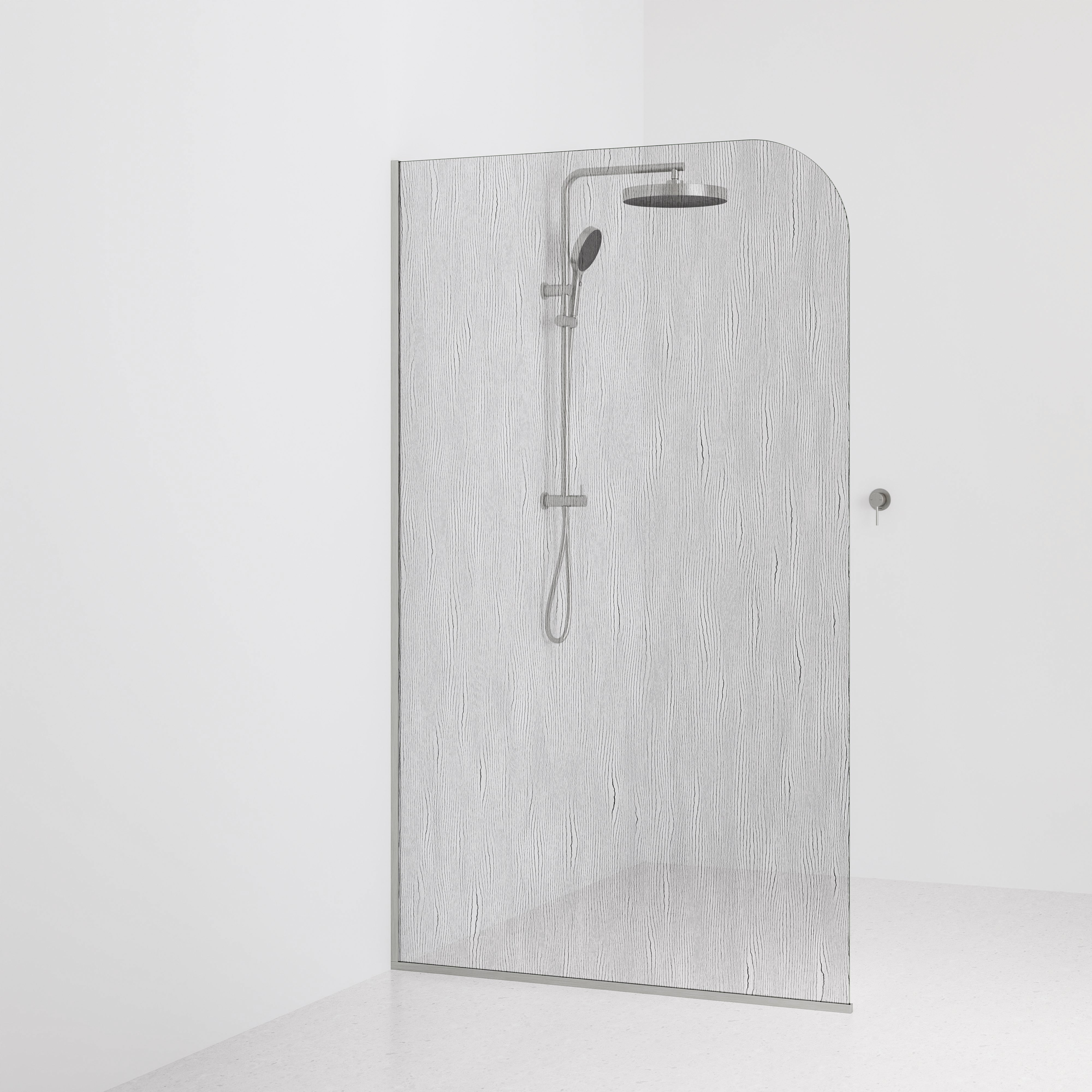 Code-Interiors-Allure-Patterned-Shower-Glass-Panel-1200-MM-With-Brushed-Nickel-Channel