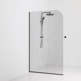 Code-Interiors-Allure-Patterned-Shower-Glass-Panel-1200-MM-With-Gunmetal-Channel