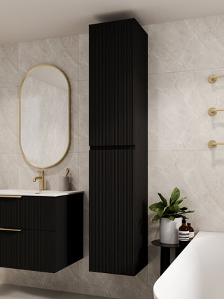 lineare-pillar-tower-vanity-matte-black