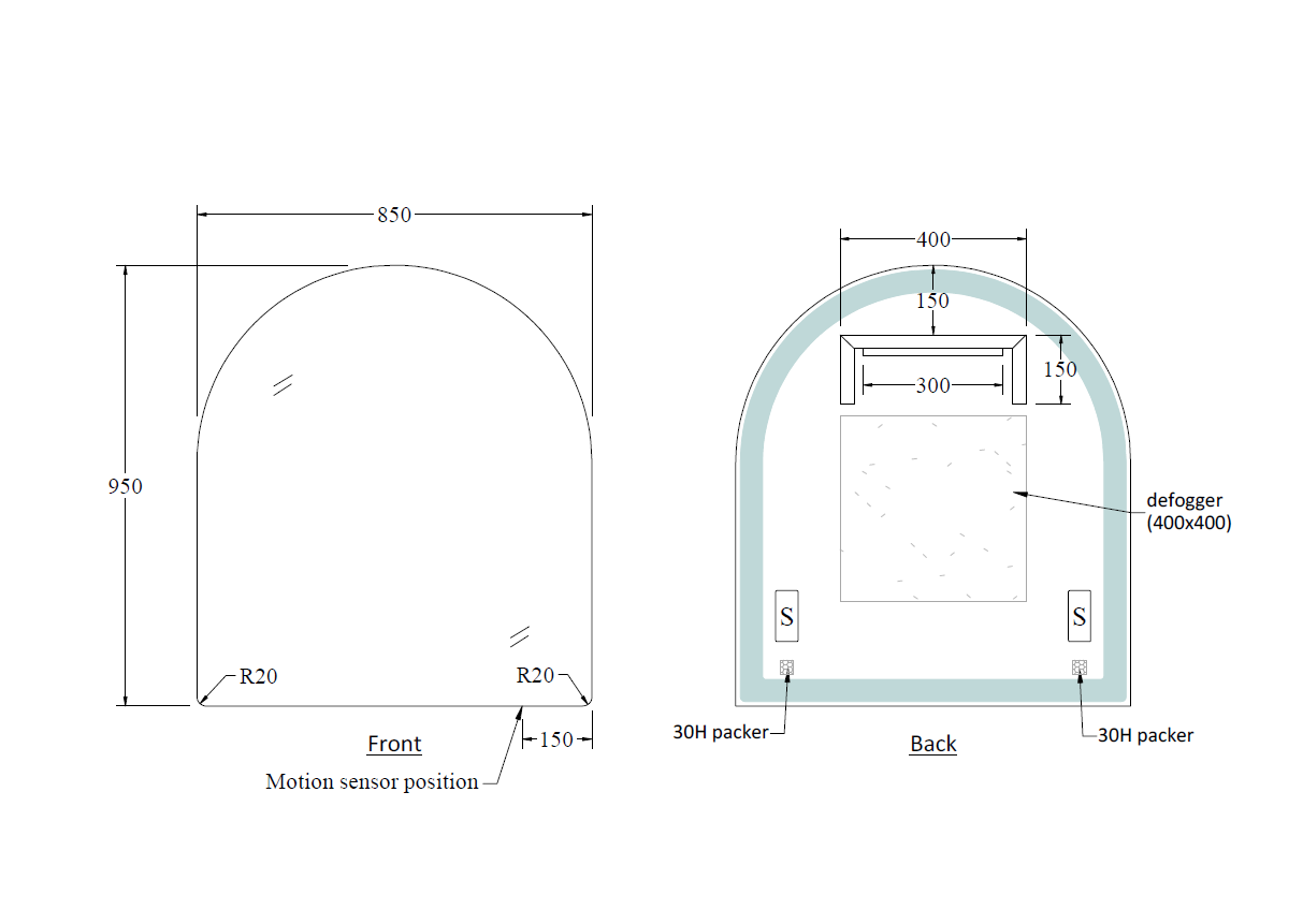 code-euro-arch-850-led-mirror-spec-sheet