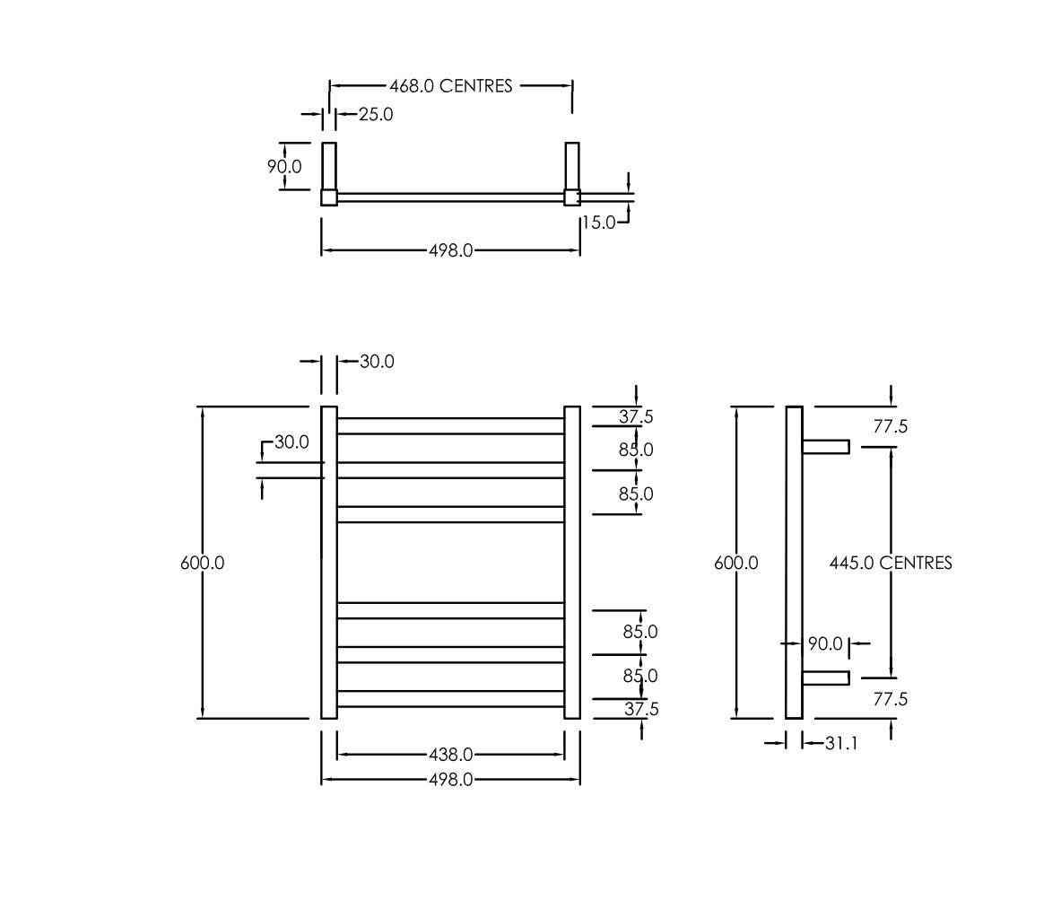 square-heated-towel-ladder-600-spec-sheet