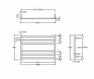 square-heated-towel-ladder-spec-sheet