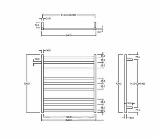 square-heated-towel-rail-spec-sheet