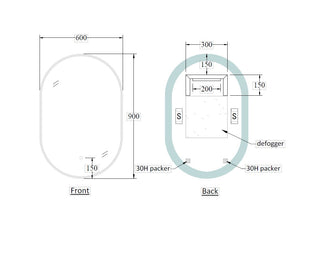 SOLACE OVAL LED MIRROR RANGE