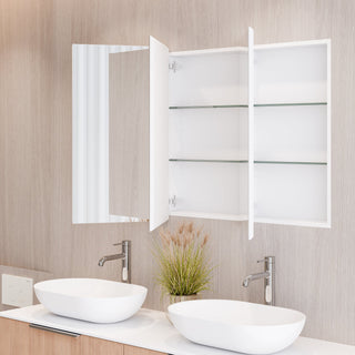 Luxe 1200mm Mirror Cabinet With Demister | 3 Door