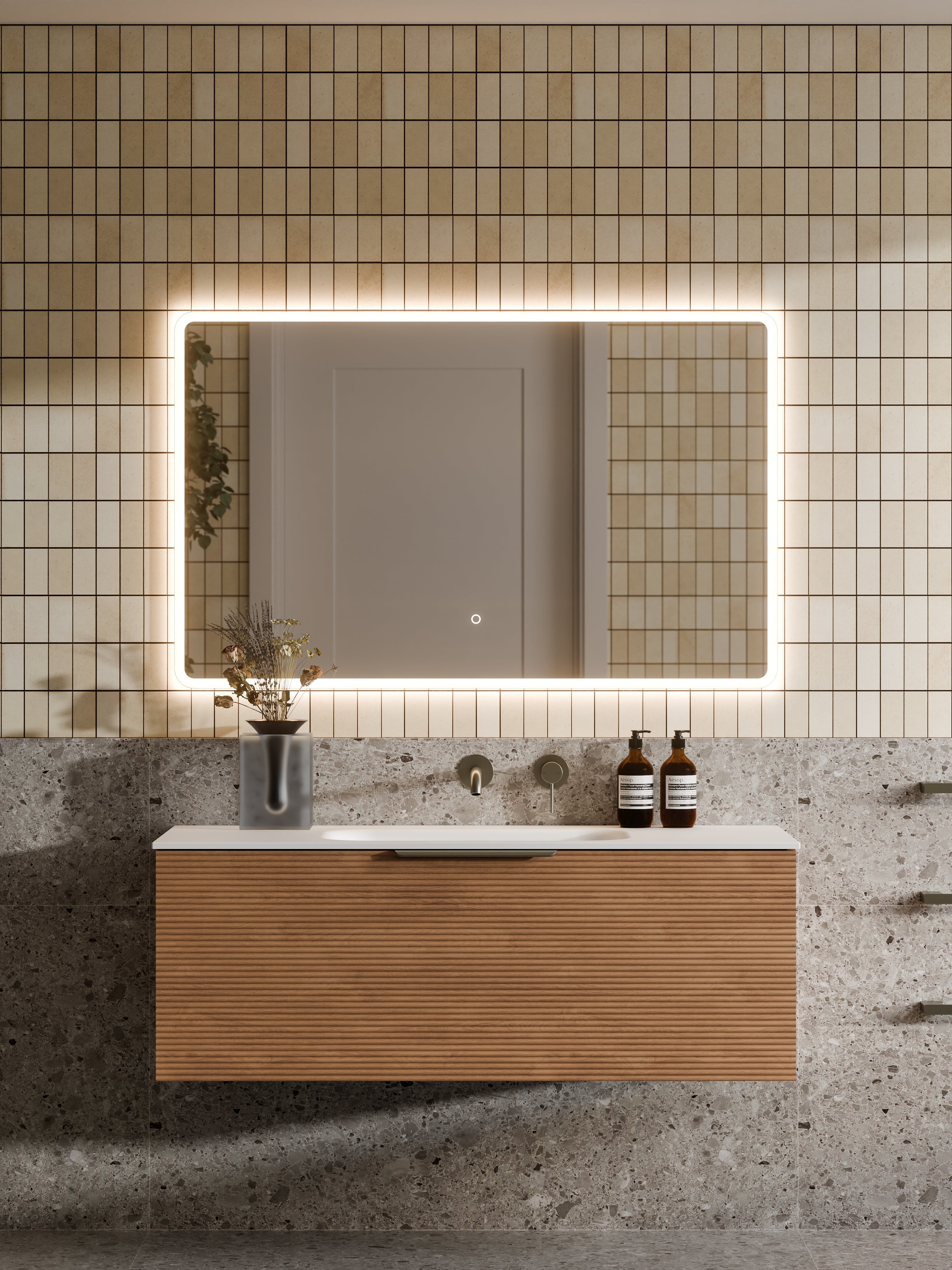 lineare-1200-orchard-single-drawer-vanity-devon-oak