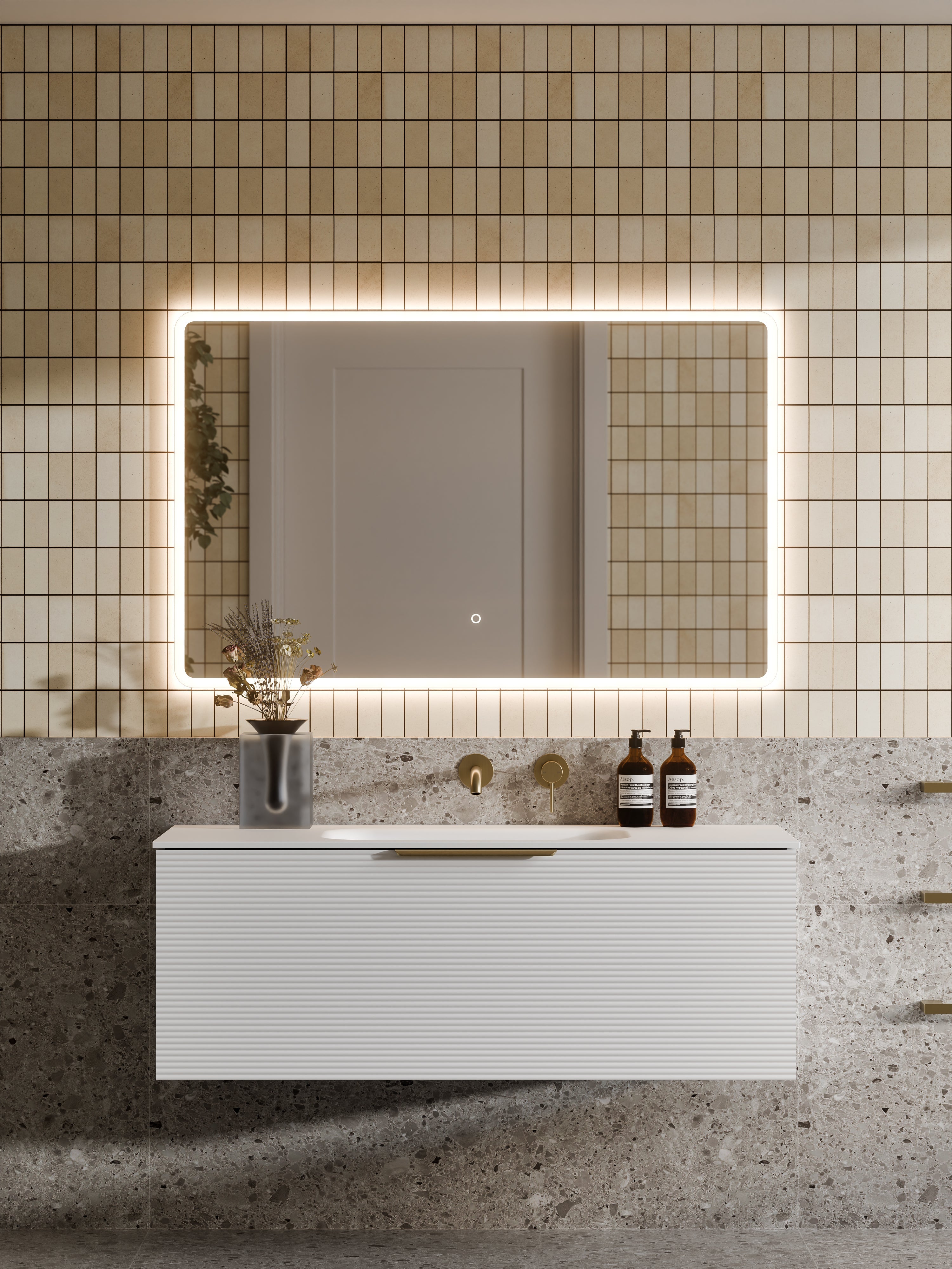 lineare-1200-orchard-single-drawer-vanity-matte-white