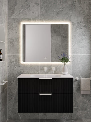 Lineare 900 Vanity | 2 Drawer | Inset Basin