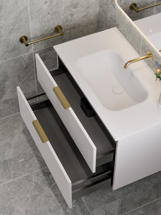 Lineare 900 Vanity | 2 Drawer | Inset Basin