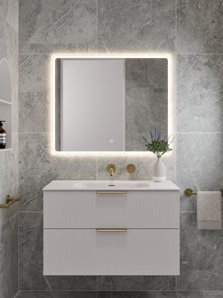 Lineare 900 Vanity | 2 Drawer | Inset Basin