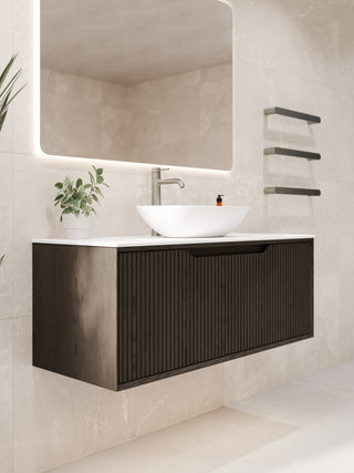 Aria 900 Vanity | Villastone Slab Top
