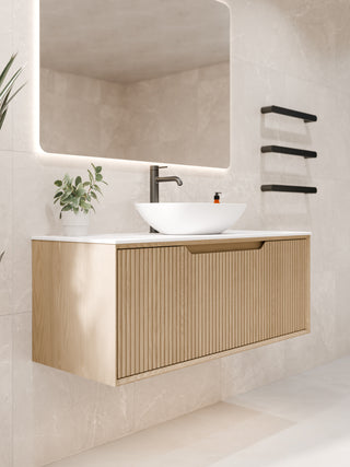 Aria 900 Vanity | Villastone Slab Top