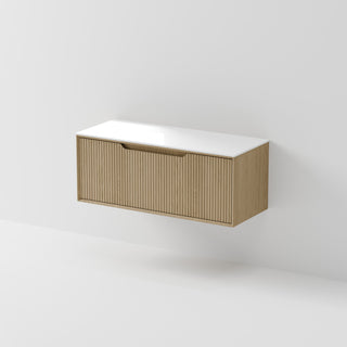 Aria 1200 Vanity | Villastone Slab Top