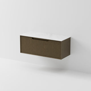 Aria 1200 Vanity | Villastone Slab Top