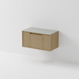 Aria 900 Vanity | Villastone Slab Top