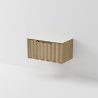 Aria 900 Vanity | Villastone Slab Top