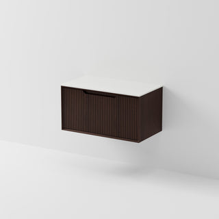 Aria 900 Vanity | Villastone Slab Top