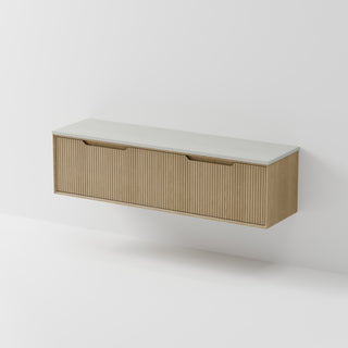 Aria 1800DB Vanity | Concrete Slab Top