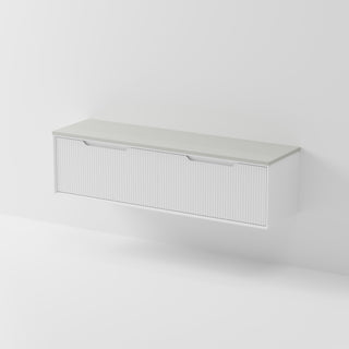 Aria 1800DB Vanity | Concrete Slab Top