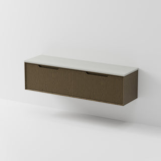 Aria 1800DB Vanity | Concrete Slab Top