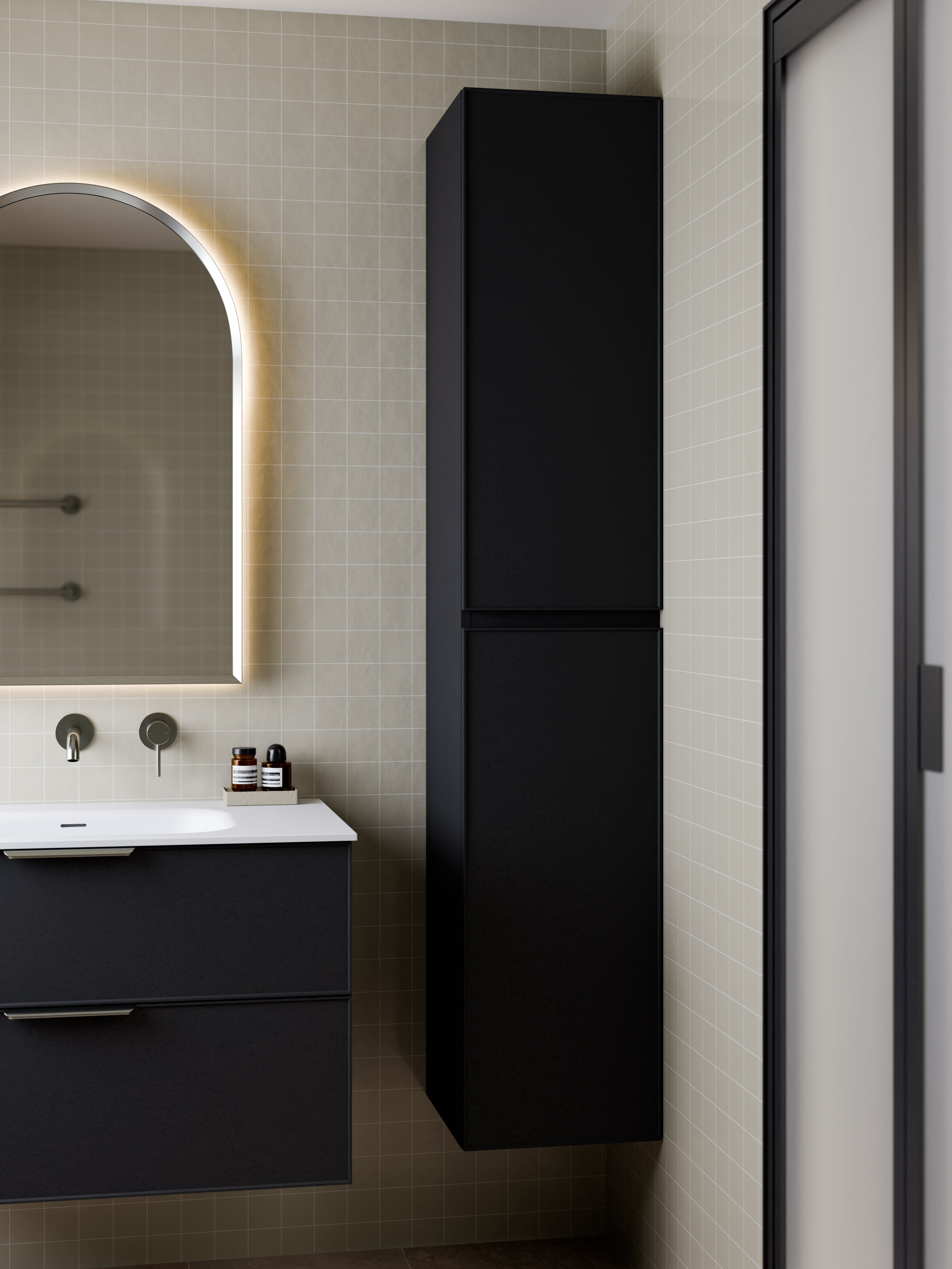 lineare-tower-vanity-axel-blue