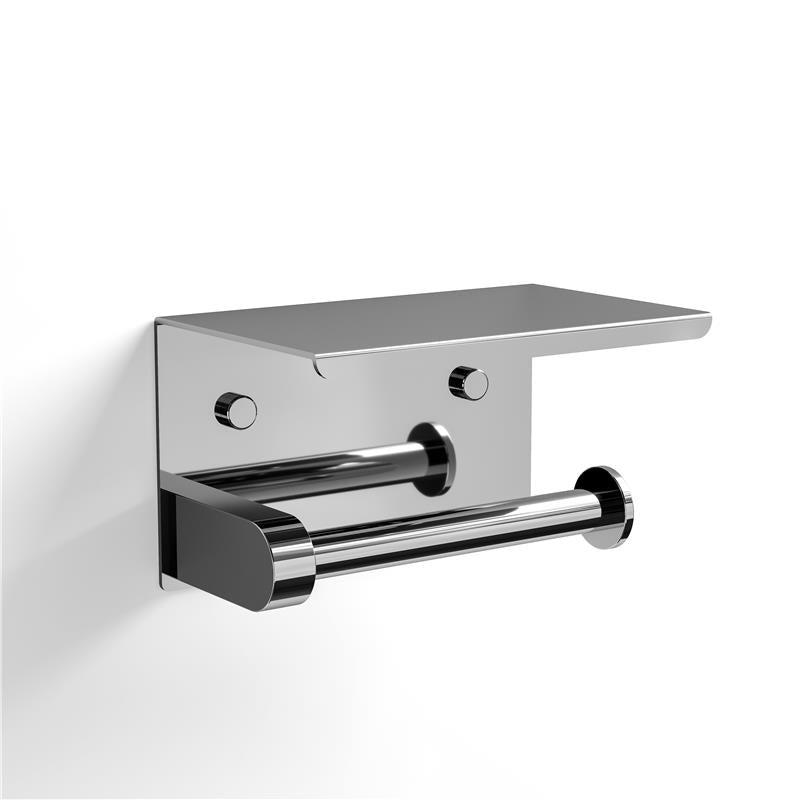 VERSA TOILET ROLL HOLDER | WITH SHELF