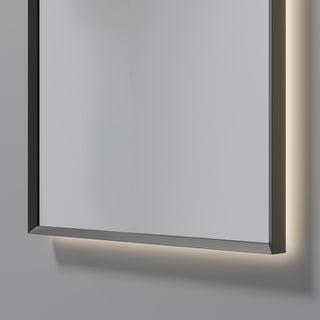 code-interiors-aura-led-arch-500-mirror-gunmetal-frame-close-up