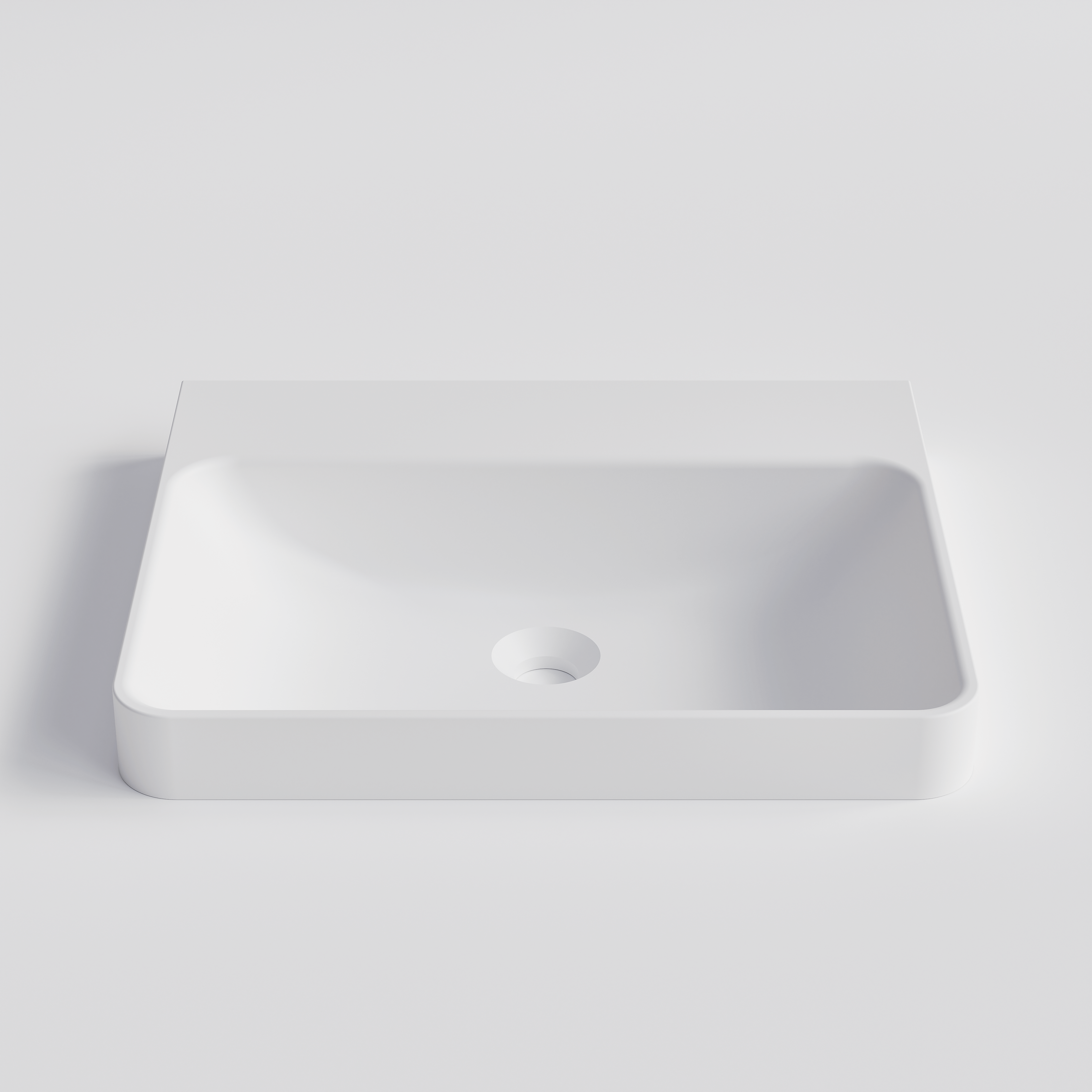 Lineare-530-Villastone-Vessel-Basin-In-Matte-White