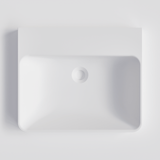Lineare-530-Villastone-Vessel-Basin-In-Matte-White