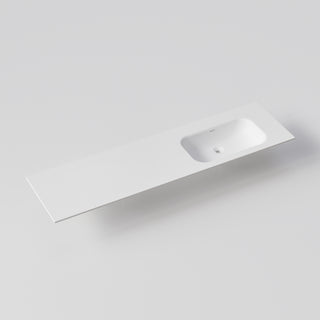 NAVARRA 1800 SINGLE BOWL OFFSET VANITY SINK TOP