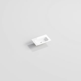 Navarra Slim Vanity Top in Gloss White 600 long