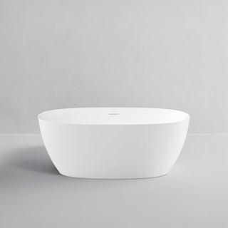 Cervo-freestanding-bath-1550-acrylic-matte-white-front