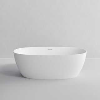 Cervo-freestanding-bath-1700-acrylic-matte-white-front
