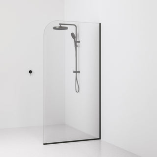 Lineare Pillar Shower Screen Glass | 1050mm