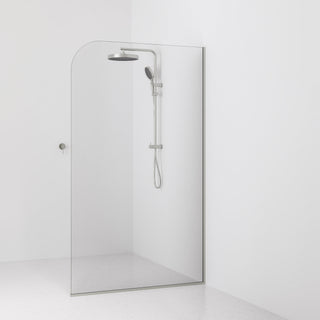 Lineare Pillar Shower Screen Glass | 1200mm