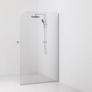 Lineare Pillar Shower Screen Glass | 1200mm