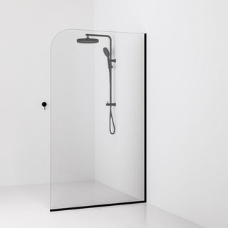 Lineare Pillar Shower Screen Glass | 1200mm