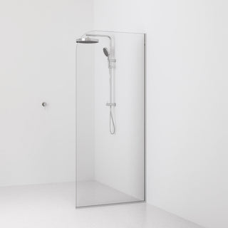 Lineare Pillar Shower Screen Glass | 900mm