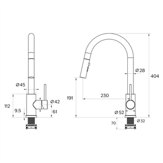 Premiere Pull Down Kitchen Mixer
