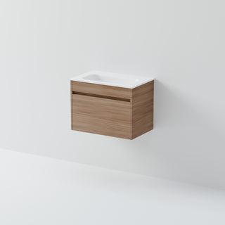 Luxe 600 Slim Wall Hung Vanity | 1 Drawer